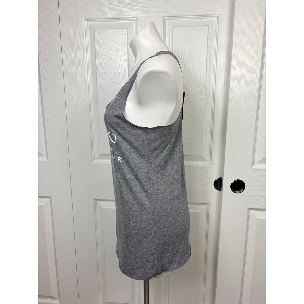 Next Level Apparel Women's Gray Racerback Tank Top Size M NWT - Picture 2 of 7